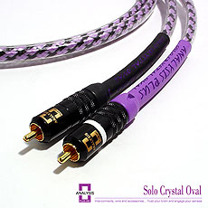 Analysis-Plus Ŀ ̺ Solo Crystal Oval (1.0m, with Locking RCA Connectors)