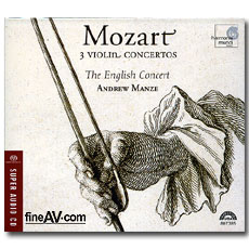 ص  / Ʈ-̿ø ְ 3~5 ; Andrew Manze (Violin) / Mozart-Violin Concertos K.216, 218, 219  (SACD)